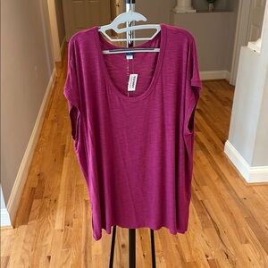 NWT Old Navy XL Luxe pink Top